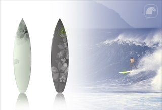Illustration for article titled Surfboard with GPS and Radio